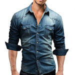 Pollogie™ Denim Button-Down Shirt