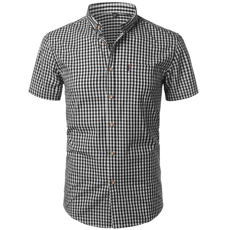 Pollogie™ Checkered Button-Down Shirt
