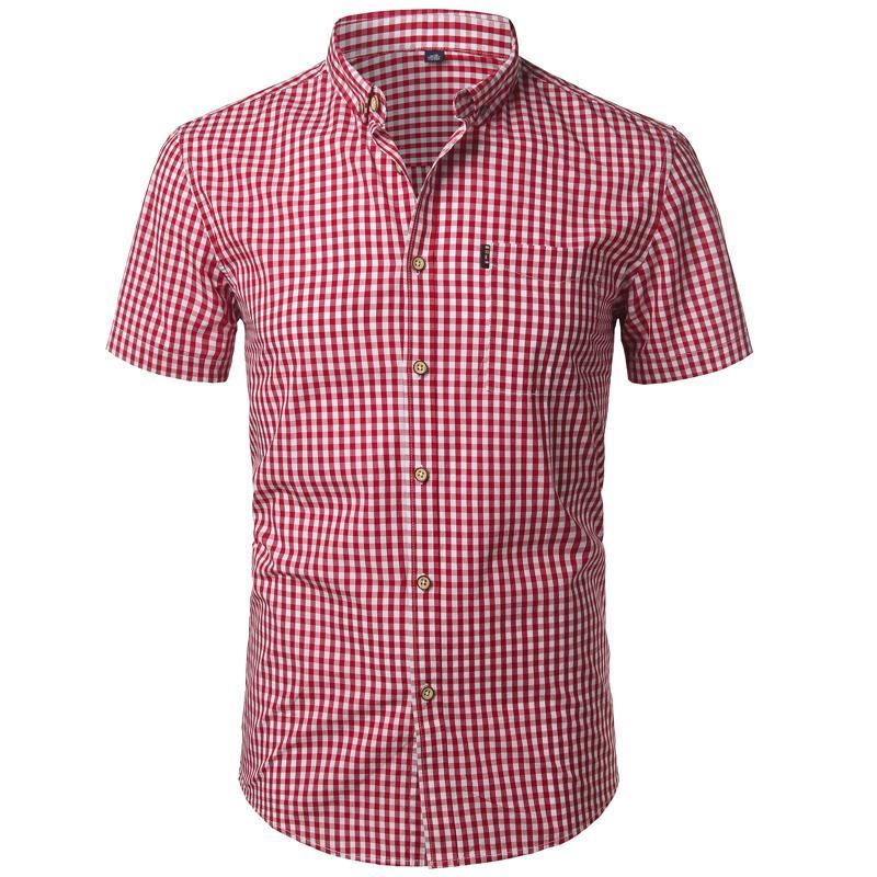 Pollogie™ Checkered Button-Down Shirt