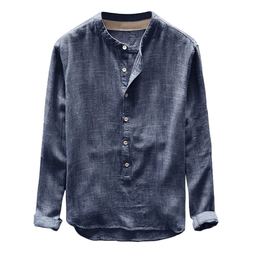 Pollogie™ Henley Collar Shirt