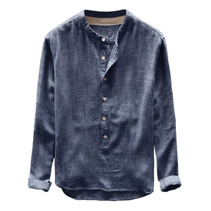 Pollogie™ Henley Collar Shirt