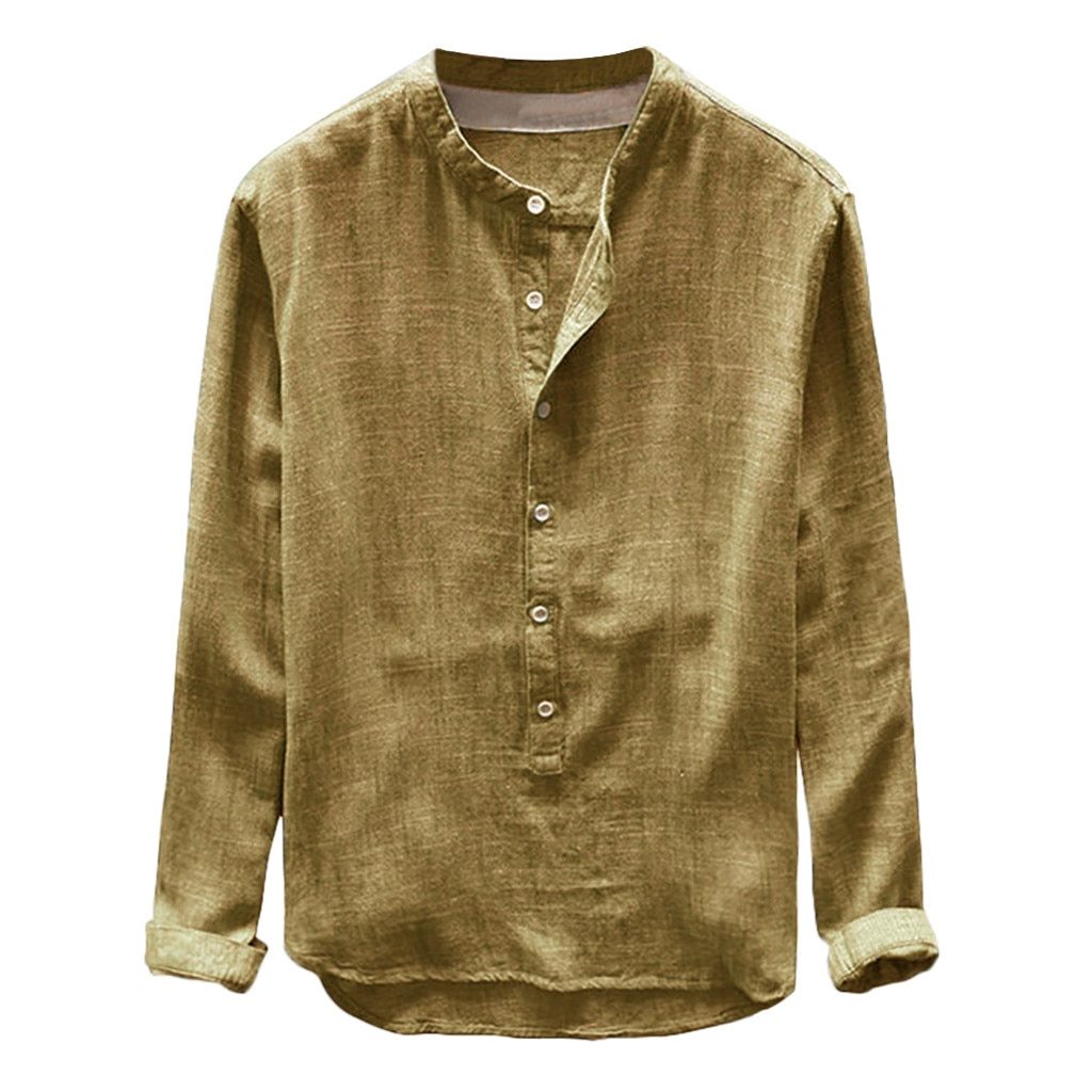 Pollogie™ Henley Collar Shirt
