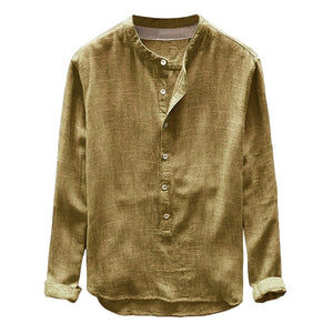 Pollogie™ Henley Collar Shirt