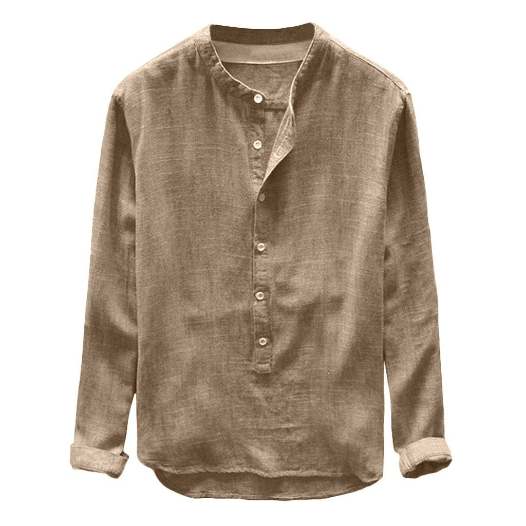 Pollogie™ Henley Collar Shirt
