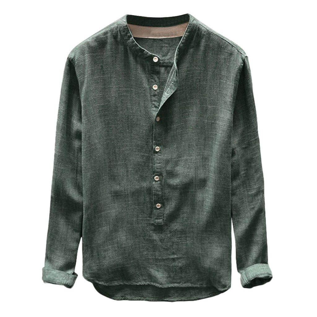 Pollogie™ Henley Collar Shirt