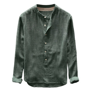 Pollogie™ Henley Collar Shirt