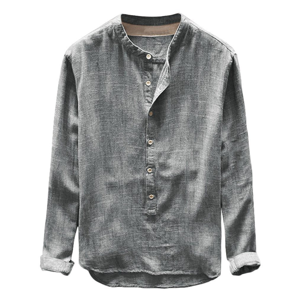 Pollogie™ Henley Collar Shirt
