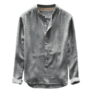Pollogie™ Henley Collar Shirt