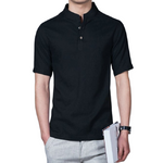 Pollogie™ Short Sleeve Linen Blend Shirt