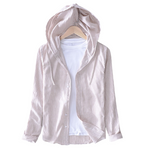 Pollogie™ Hensley Linen Blend Hooded Shirt