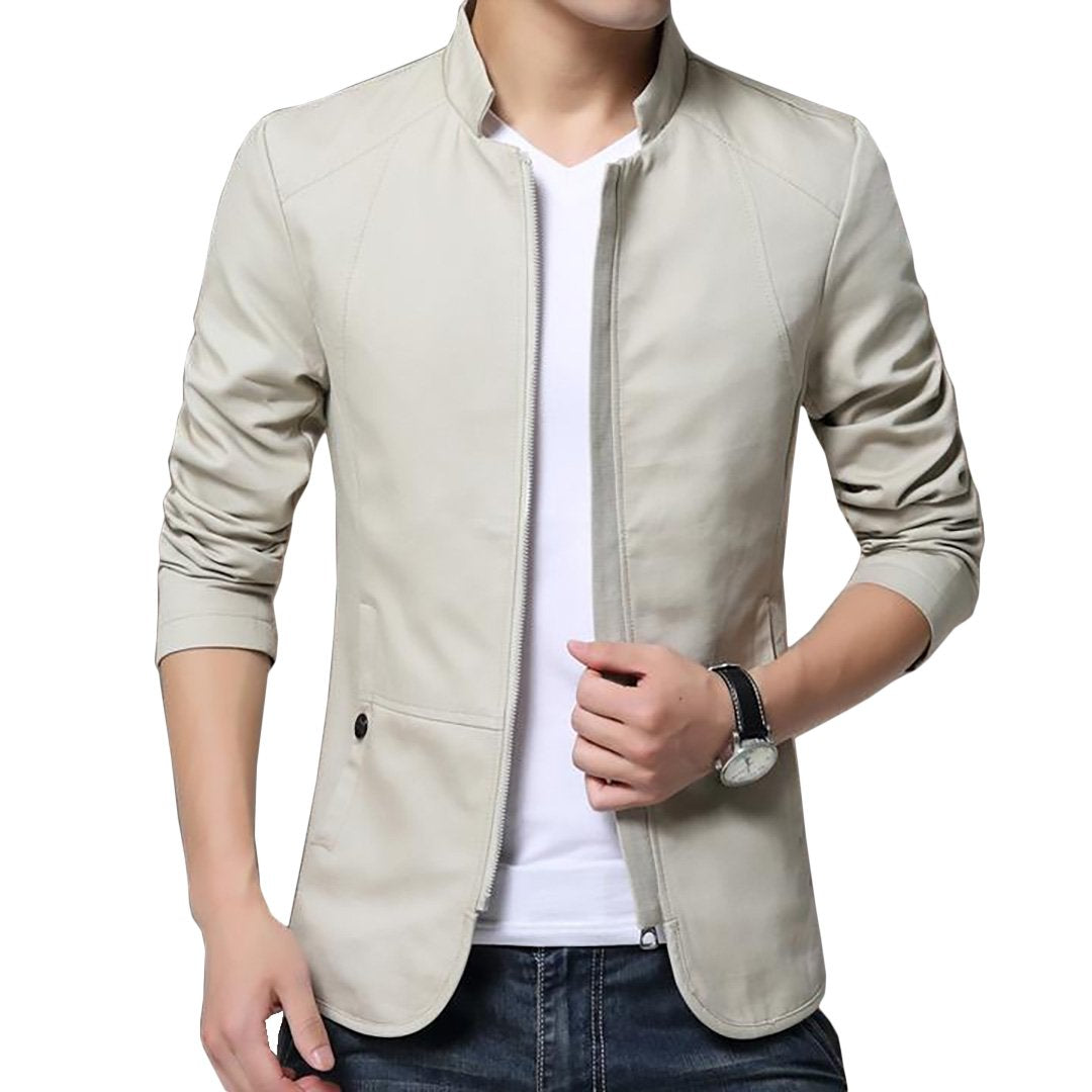 Pollogie™ British Style Solid Casual Jacket
