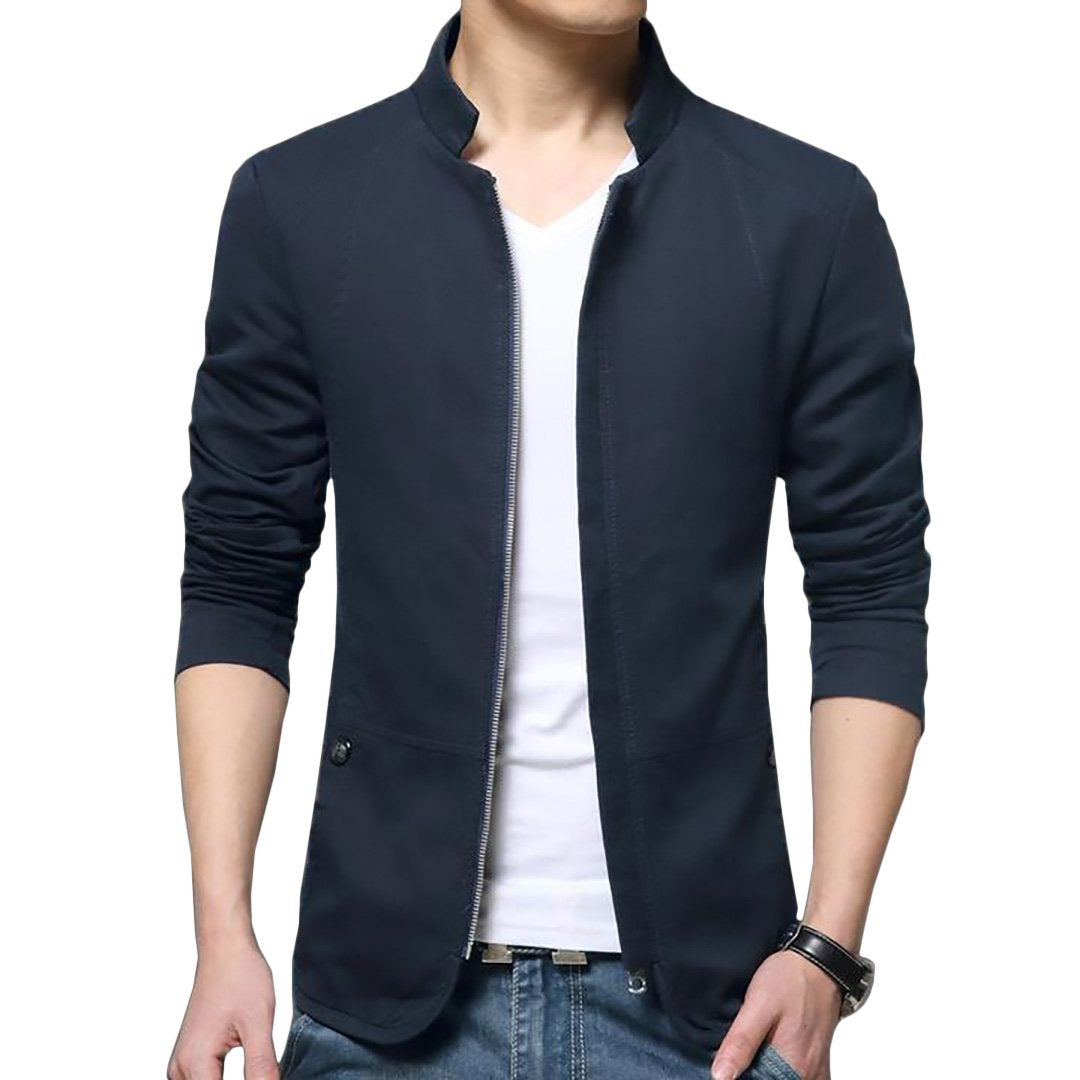 Pollogie™ British Style Solid Casual Jacket