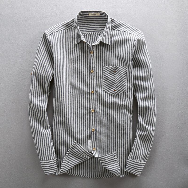 Pollogie™ Long Sleeve Striped Shirt