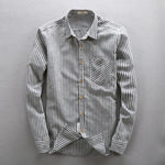 Pollogie™ Long Sleeve Striped Shirt
