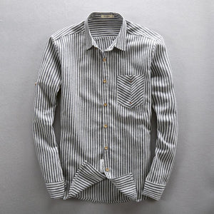 Pollogie™ Long Sleeve Striped Shirt