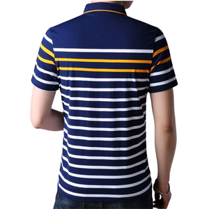 Pollogie™ Classic Striped Polo Shirt