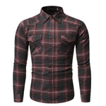 Pollogie™ Checkered Long Sleeve Button Shirt