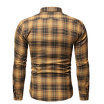 Pollogie™ Checkered Long Sleeve Button Shirt
