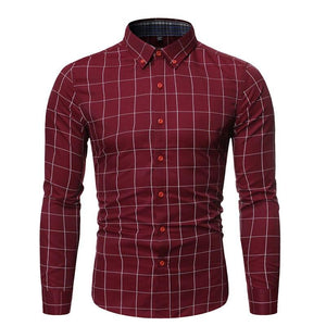 Pollogie™ Fashionable Checkered Button Shirt