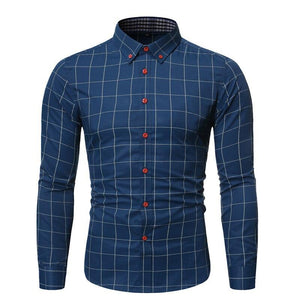 Pollogie™ Fashionable Checkered Button Shirt