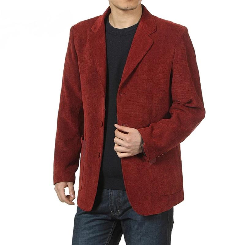 Pollogie™ Solid Corduroy Blazer