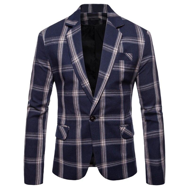 Pollogie™ Plaid Modern Fit Blazer