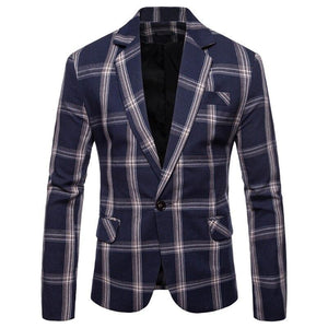 Pollogie™ Plaid Modern Fit Blazer