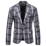 Pollogie™ Plaid Modern Fit Blazer