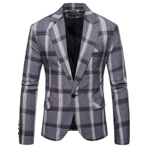 Pollogie™ Plaid Modern Fit Blazer