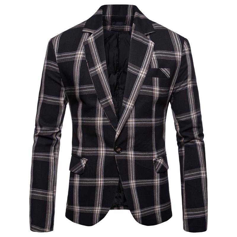 Pollogie™ Plaid Modern Fit Blazer