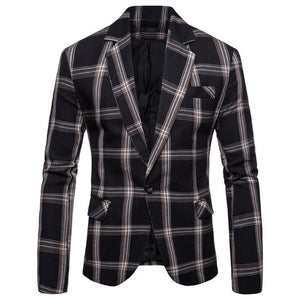 Pollogie™ Plaid Modern Fit Blazer