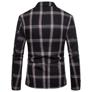 Pollogie™ Plaid Modern Fit Blazer