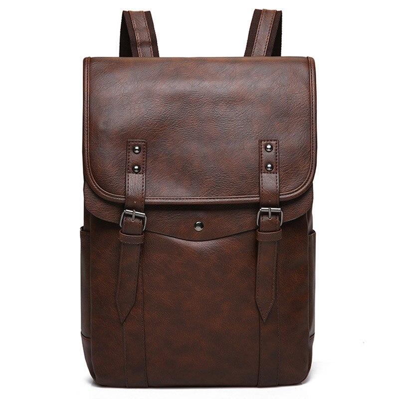 Pollogie™ Vintage PU Leather Backpack