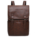 Pollogie™ Vintage PU Leather Backpack