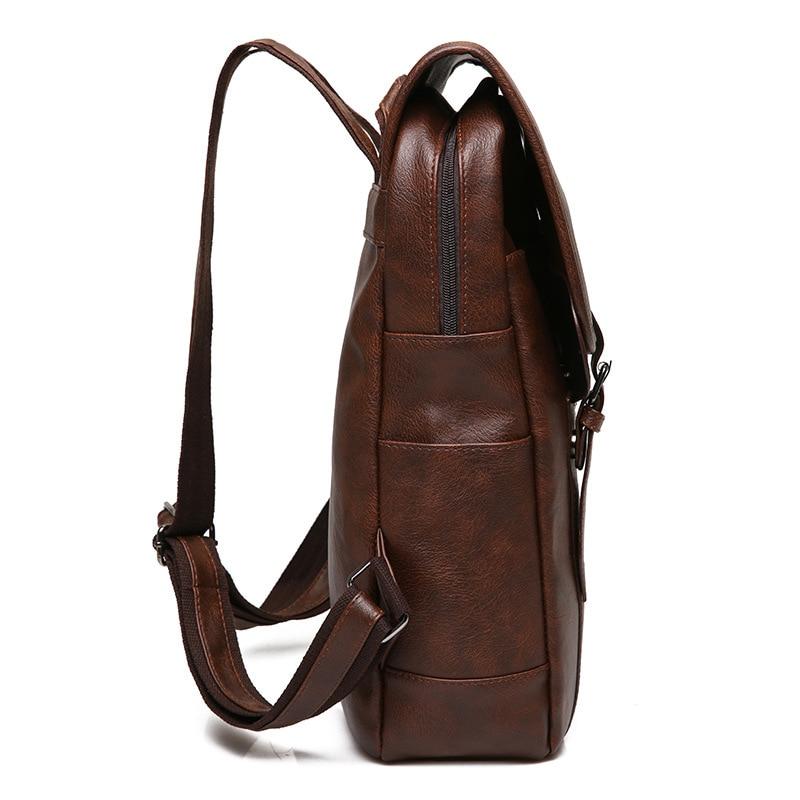 Pollogie™ Vintage PU Leather Backpack