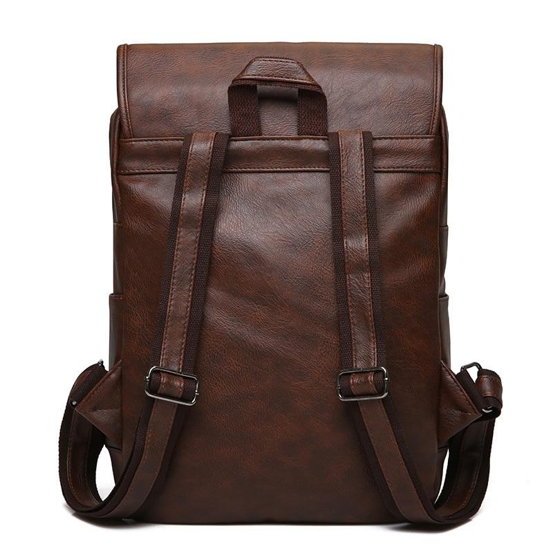 Pollogie™ Vintage PU Leather Backpack