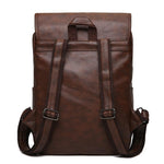 Pollogie™ Vintage PU Leather Backpack