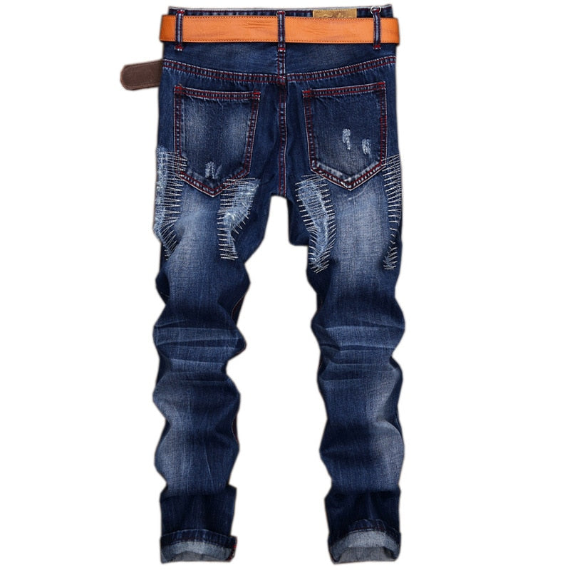 Pollogie™ Ripped Straight Jeans