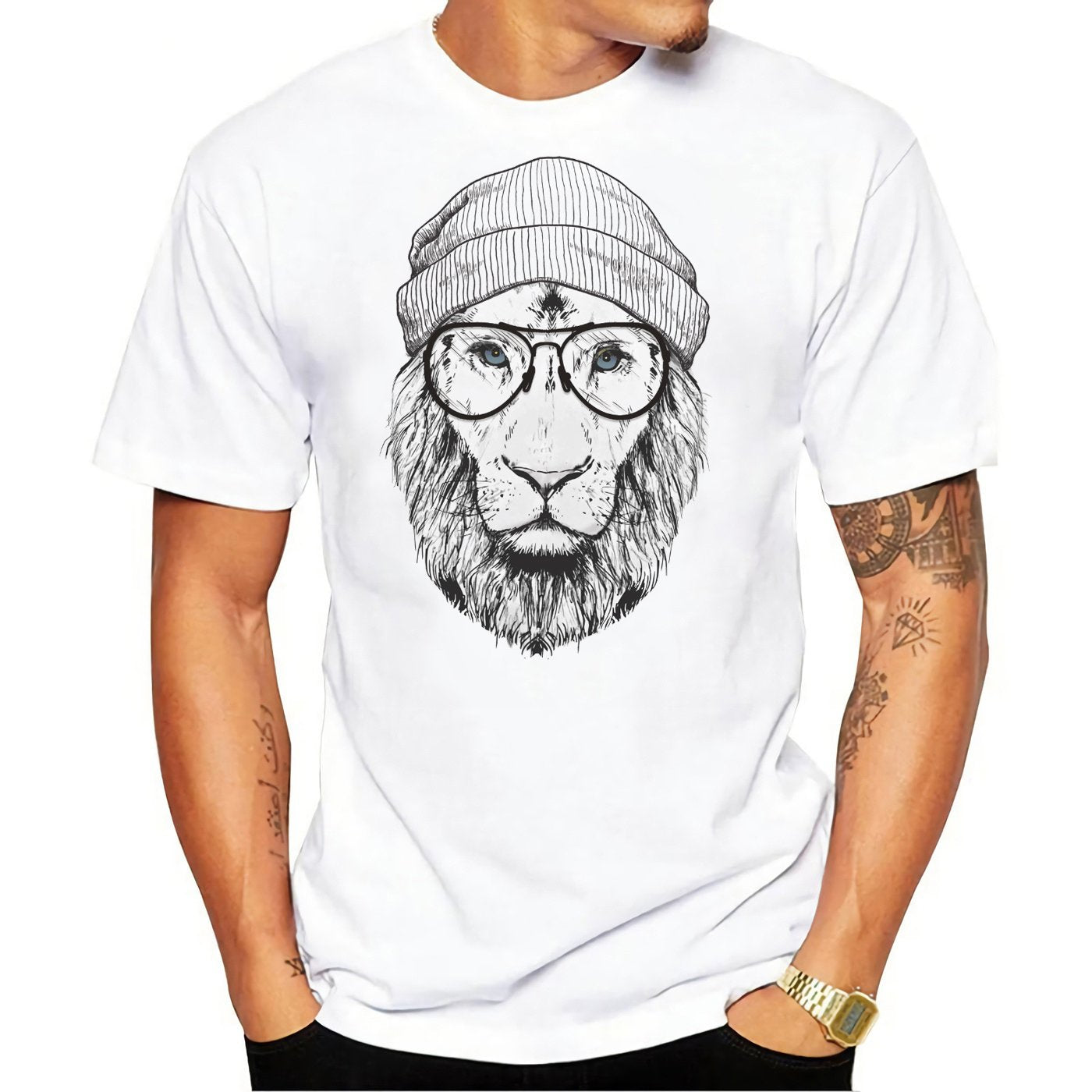 Pollogie™ Cool Lion Design T Shirt