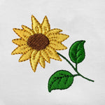 Pollogie™ Sunflower Embroidered T-Shirt