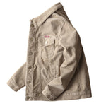 Pollogie™ Loose Fit Corduroy Jacket