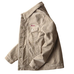 Pollogie™ Loose Fit Corduroy Jacket