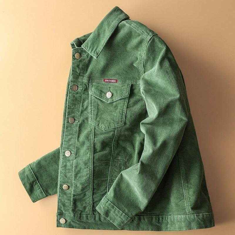 Pollogie™ Loose Fit Corduroy Jacket
