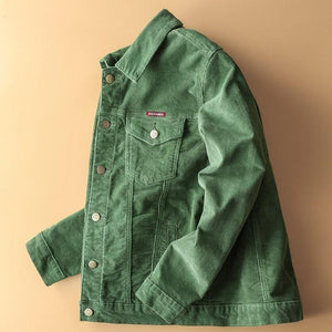 Pollogie™ Loose Fit Corduroy Jacket