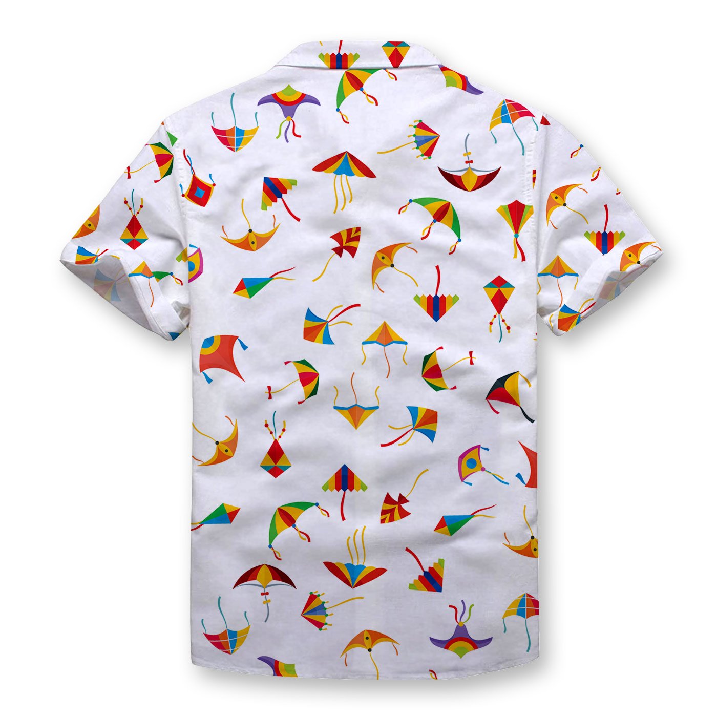 Pollogie™ Kites Pattern Button Shirt