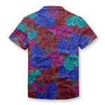 Pollogie™ Vivid Roses Button Shirt