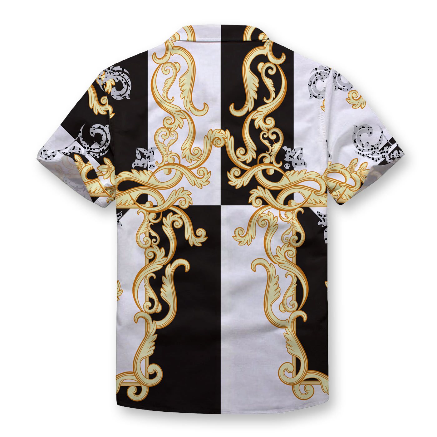 Pollogie™ Golden Chains Button Shirt