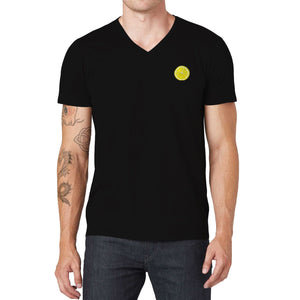 Pollogie™ Citron Embroidered V-Neck T-Shirt