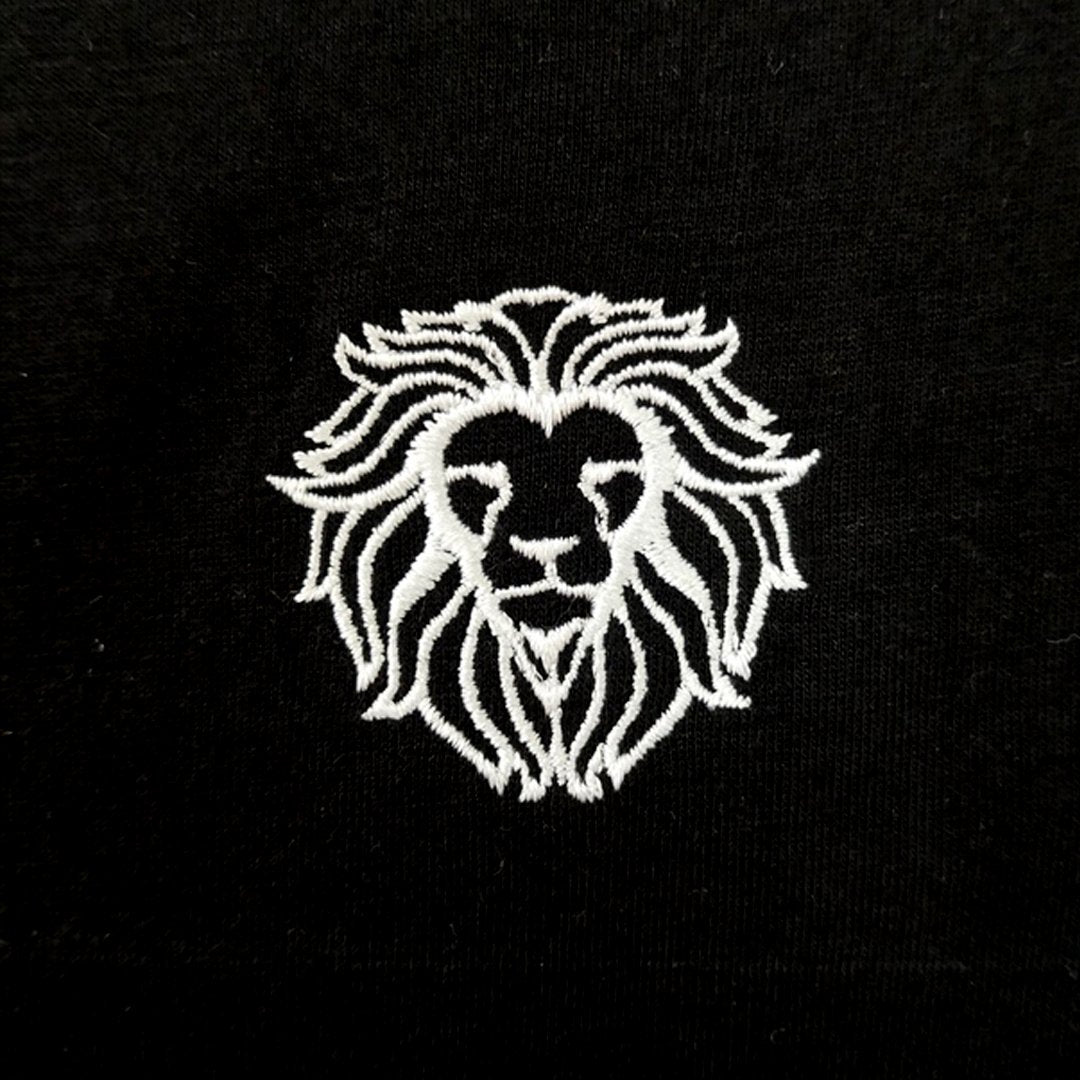 Pollogie™ Lion Symbol Embroidered T-Shirt