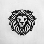 Pollogie™ Lion Symbol Embroidered V-Neck T-Shirt